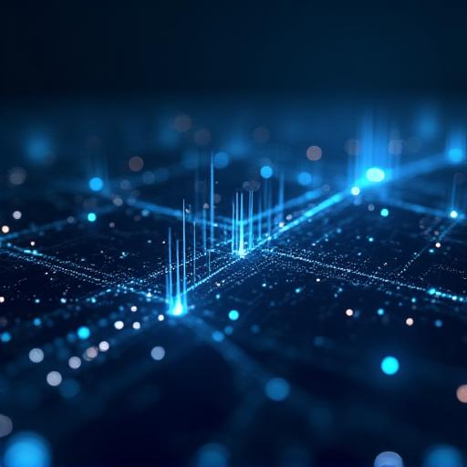 Creative digital abstract representing web architecture